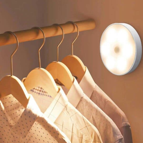 Trådløs lampe med bevegelsessensor - Oppladbar LED hvit white