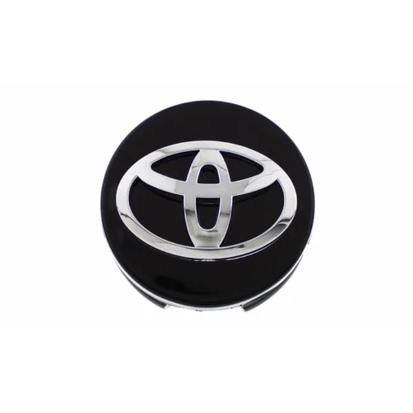 (Specialerbjudanden!) 4-pack - Toyota Navkapslar / Hjulnav Emblemer - Bil 75 62mm - Svart 75