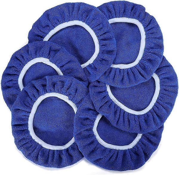 Mikrofiber poleringspuder til køretøjer (120-150 mm) - Bilvoks sæt