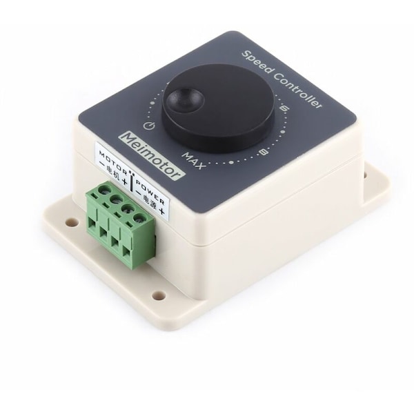 12V motorvarvtalsregulator, PWM-motorvarvtalsregulator pulsbreddsmodulator DC10-60V 20A vattentätt skal