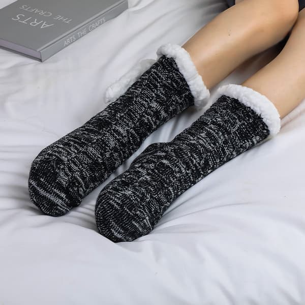 Strømper - Plysstrømper - Varme strømper - Vinterstrømper - Indendørs sokker - Fluffy strømper - Tykke