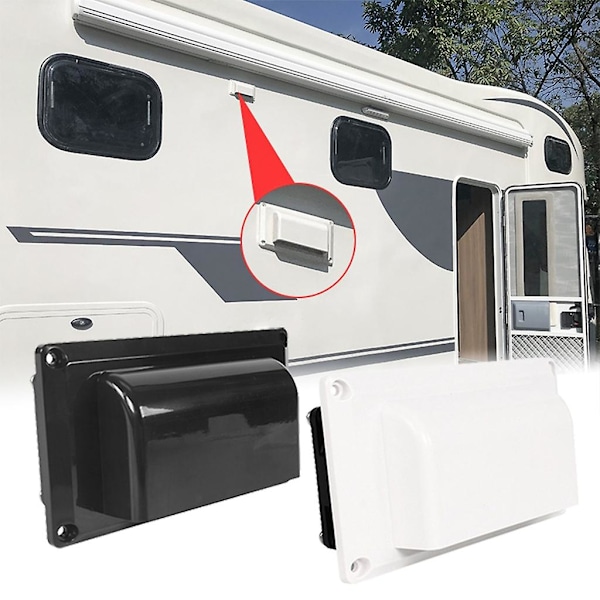 12v 6w Udstødningsventilator Campingvogne Sideventilationsventilation Biltilbehør Kompakt White