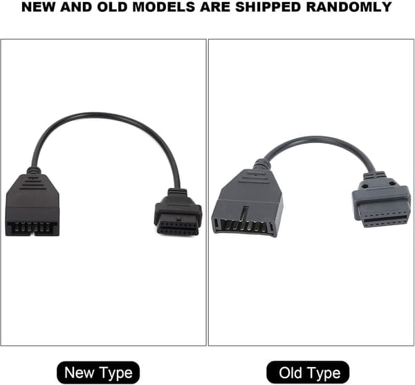 OBD2 til OBD1 GM-adapter, OBD1 12 pinner til OBD2 16 pinner Diagnostisk verktøy Koblingsadapterkabel Erstatning for GM