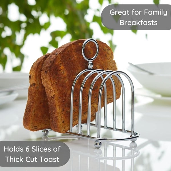 Viktoriansk Toastställ, Stål, Toastställ, Silver