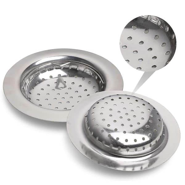 Sink Strainer with Handle - Stainless Steel Sink Strainer with Handle - Kitchen Strainer - Easy to Clean