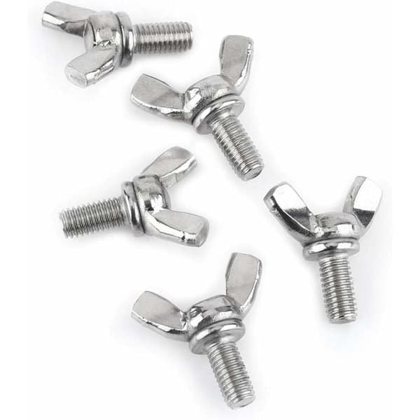 25 stk vingemutter M6 X25 mm vingeskrue med metrisk bolt 304 rustfritt stål