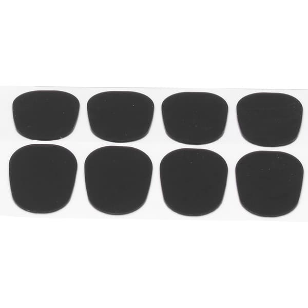 40 stk. munnstykke lapper pads tilbehør for alt/tenor saksofon klarinett svart 0,8 mm