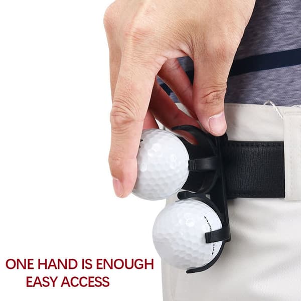4 stk. Golfboldclips Golfclips SORT 4 STK. 4 STK. Sort Black 4Pcs-4Pcs