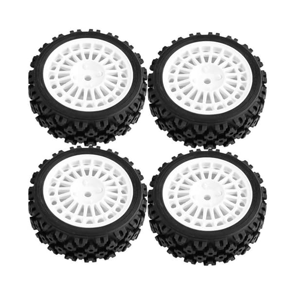 4st RC bilhjul däck för Tamiya TT01/TT02/XV-01 3