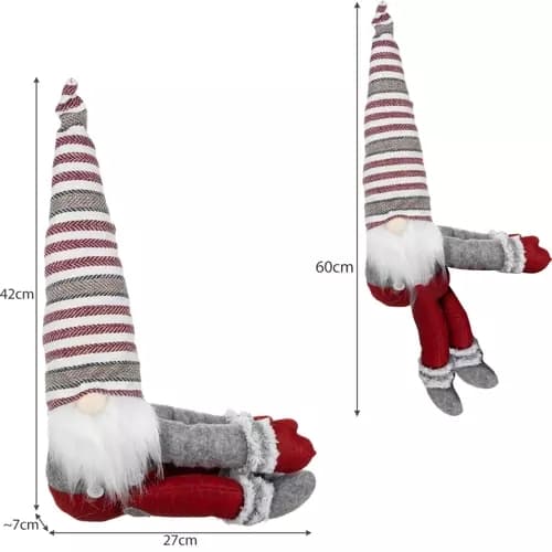 Gardinkrok / Gardinhållare - Jultomte 130