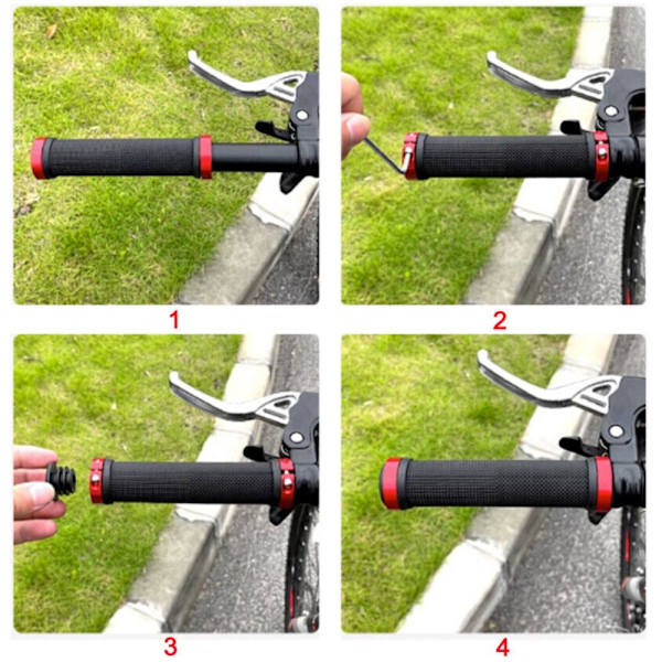 Cykelgrepp Styrgrepp SVART black