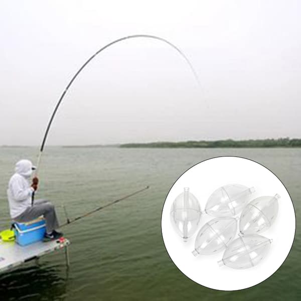 5 kpl Bobbers Kalastuskelluke Soikea Kupla Kelluke Kalastusindikaattori