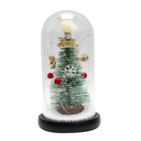 Julgranspresenter, Mini Julgranar LED-Dekoration, Jul/Presenter för White ball