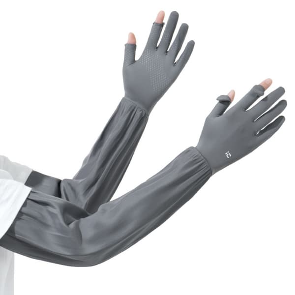 Is Silke Erme Solbeskyttelse Erme MØRKEGRÅ dark grey