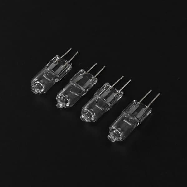 10 stk., 12V 35W G4 Halogen Stiftpære, Varm Hvid