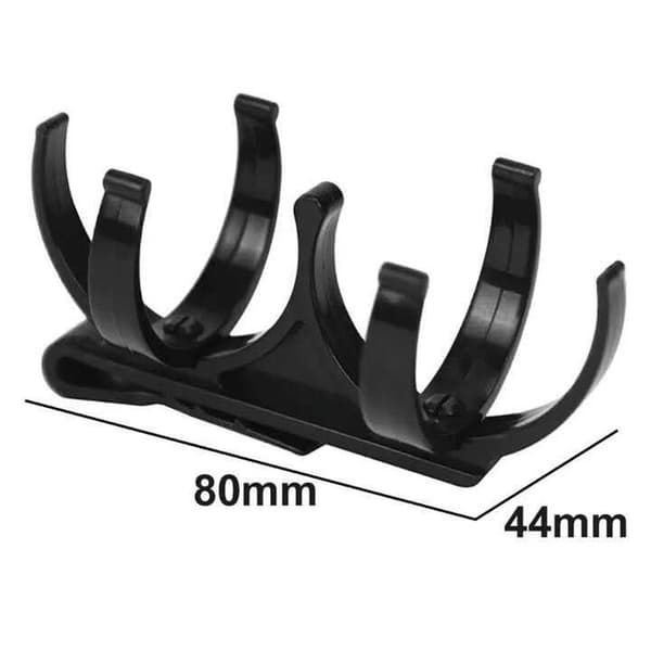 4 stk. Golfboldclips Golfclips SORT 4 STK. 4 STK. Sort Black 4Pcs-4Pcs