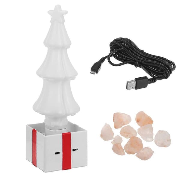 Fargerik Jule LED Nattlys Tre Bordlampe Juledekor Barnegave USB Version