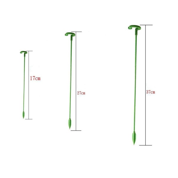 10 stk. Plantestøtte Pinde Blomsterstøtte Plantepinde 17CM10PCS 17cm 10 stk. 17cm 17cm10pcs 10pcs