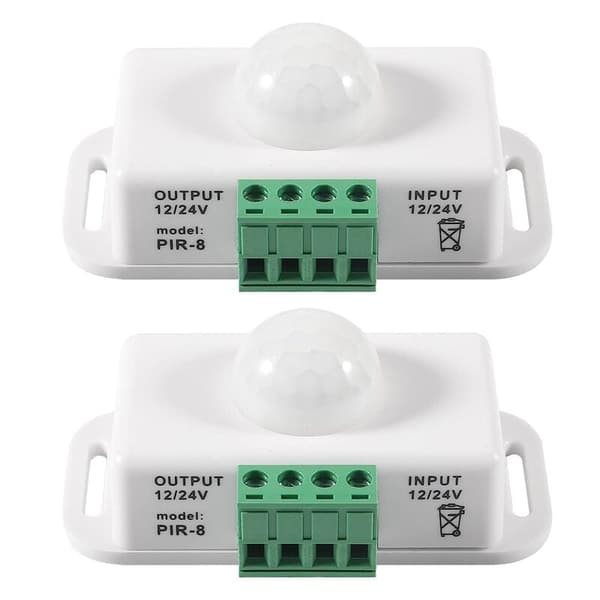 DC 12V/24V 8A Kropp Infraröd PIR Rörelsesensor Switch LED Auto Ljusremsa, PIR Sensor LED Rörelsesensor Switch