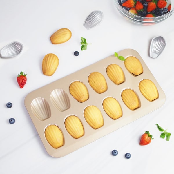 Fransk Brød Bageform Madeleine Kage Non-Stick Bageform 12 Ens Kage Brød Bageværktøjer