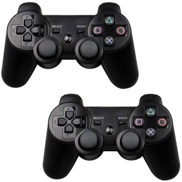 2 stk PS3 Trådløs Controller Sort