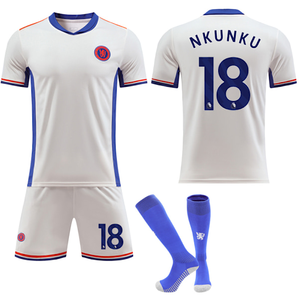 Chelsea Bortatröja Fotboll Barn & Vuxen 2024-2025 NR. 18 NKUNKU XXL