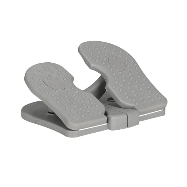 (Grå) Steppebakke til træning, Mini Steppebakke Foldbar Fodpedal Un