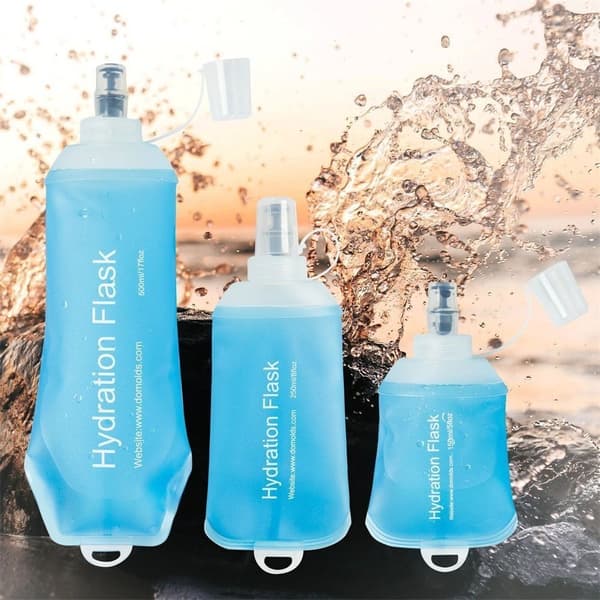 Taitettava Vedenpullo Kasaan Taittuva Pehmeä Pullo 500ML 500ML