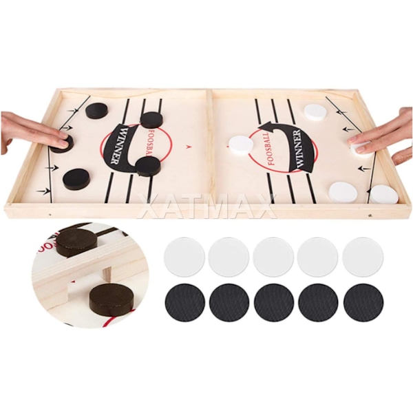 Nopea Sling Puck -peli - Vauhdikas SlingPuck-voittajapeli Perhepelit Lelut Juego Lapsi