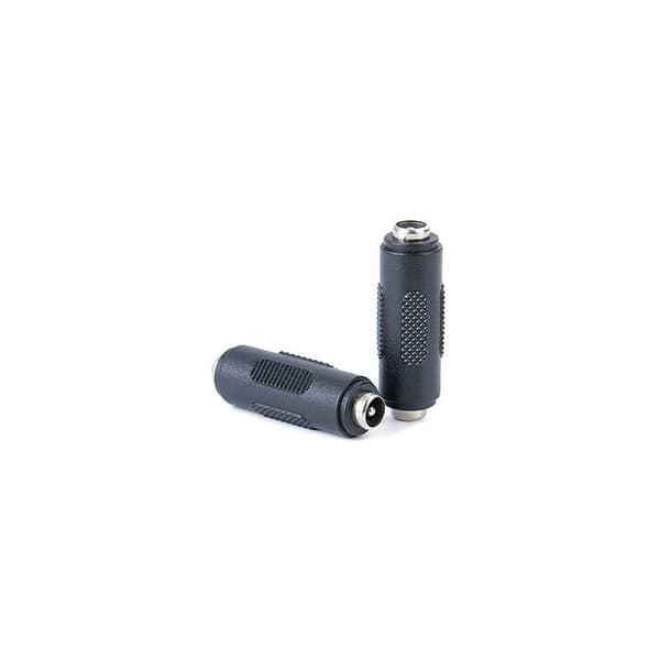 stk. CC strømadapter, hun-hun kontakt, hun-hun socket, CC 5.5x2.1mm adapter, rett