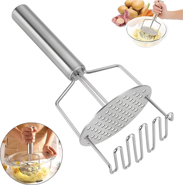 Kartoffelmoser - Rustfrit stål - Kartoffelstøder - Kartoffelmoser - Kartoffelpresser