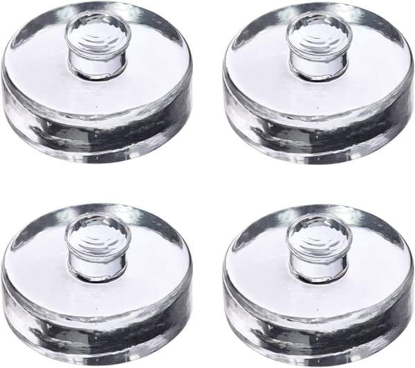 Fermenteringsvikt - glasviktset med 4 vikter för fermentering, fermenteringstillbehör - glas, Ø 7 cm, 4 st.