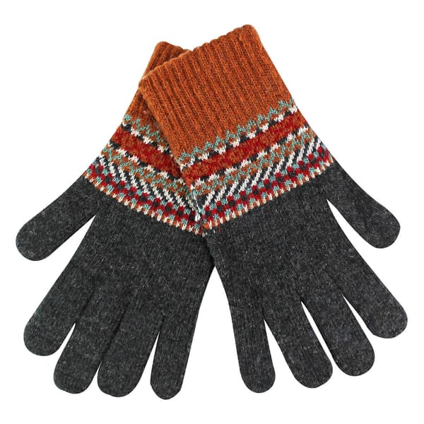 - Herre Uldhandsker | Søde Fairisle-handsker til vinteren Orange One Size
