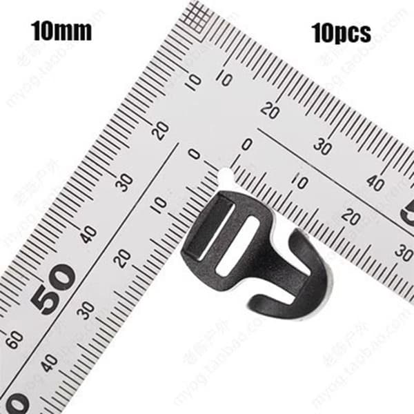 10 st Tältrepsspänne Pilkrok 10MM JUSTERBAR JUSTERBAR 10mm Adjustable 10mmAdjustable