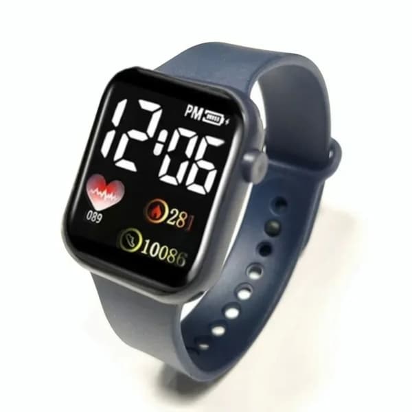 LED Elektronisk Ur Digitalt Ur MØRKBLÅ dark blue