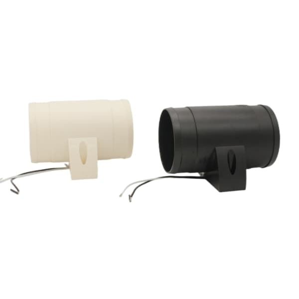Inch Støjsvag Kanalventilator Inline Kanalventilator Udstødningsventilator 12V 145CFM Sort
