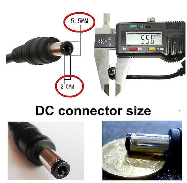 18V 2A AC DC-adapter 18V 2A 36W Strömförsörjningsadapter Laddare DC 5.5*2.5/5.5*2.1 mm