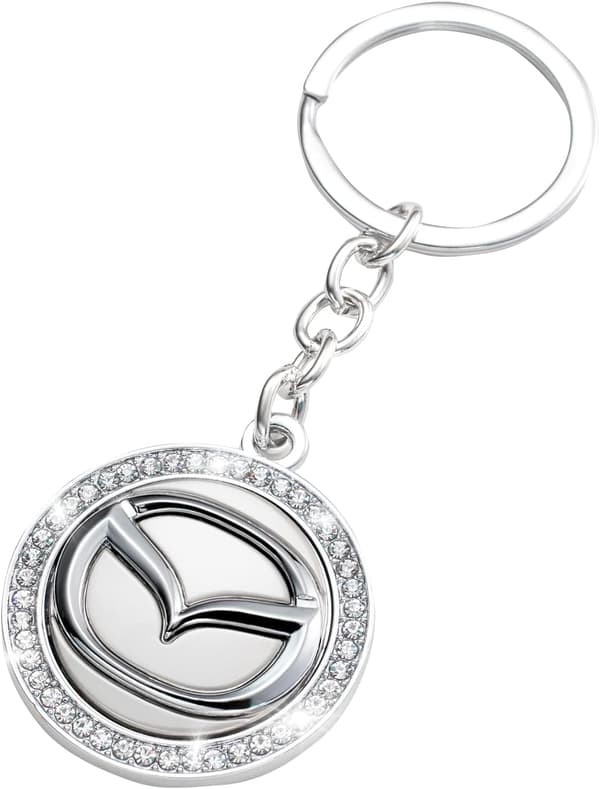 (Særlig kampagne) Mazda Nøglering Bil Logo Nøglering Diamant Tilbehør Egnet til