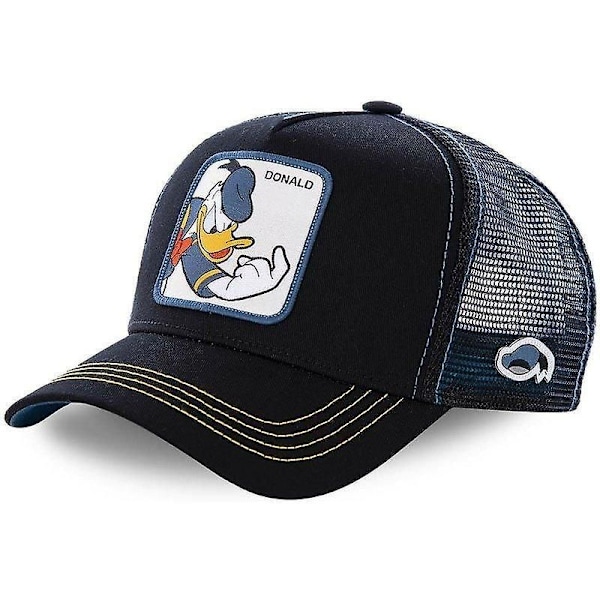 Mickey Snapback Bomulls Baseballkeps & Pappa Mesh / Truckerkeps DONALD DUCK BLACK