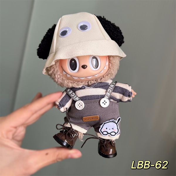 (Ny produkt!) 17cm LUBUBU dockkläder, utbytbara, endast kläder, inkluderar inte docka 12#