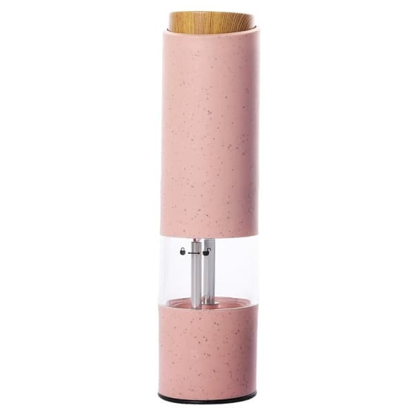 Elektrisk pepperkvern Automatisk saltkvern Hvetefiber rosa