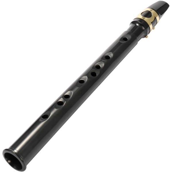 Svart Mini Bærbar Saksofon med Veske Perfekt for Musikere og B