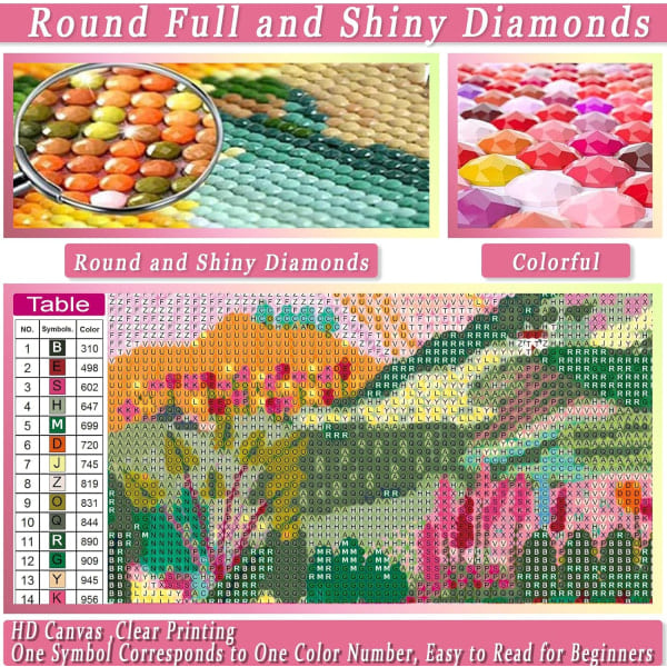 5D Diamantmålning för Vuxna 30x40cm - Påfågel Diamantkonst