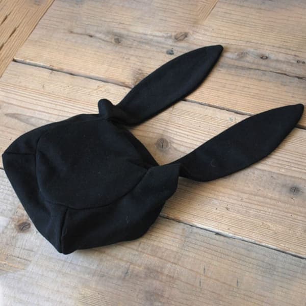 Baret Kaninører Baret Maler Sort Hue