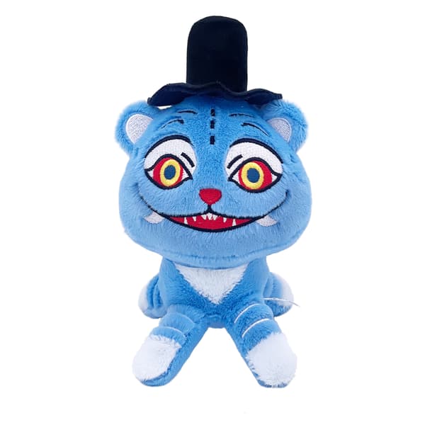 Kosedyr tiger med hatt, figurdukke, samleobjekt for fans