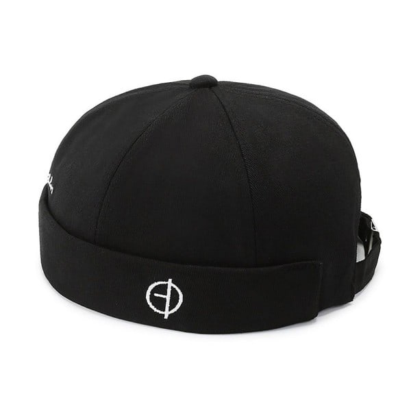 Bomuld Docker Cap Kasketter SORT BLACK