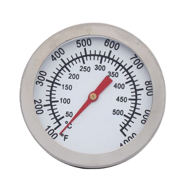 Termometer Utomhusgrillar BBQ Grill Inbyggd Locktermometer Kol Utomhusgrillar Röklåda Trärök