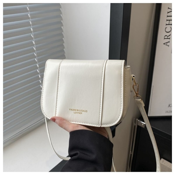 Axelremsväska Messenger Bag VIT White
