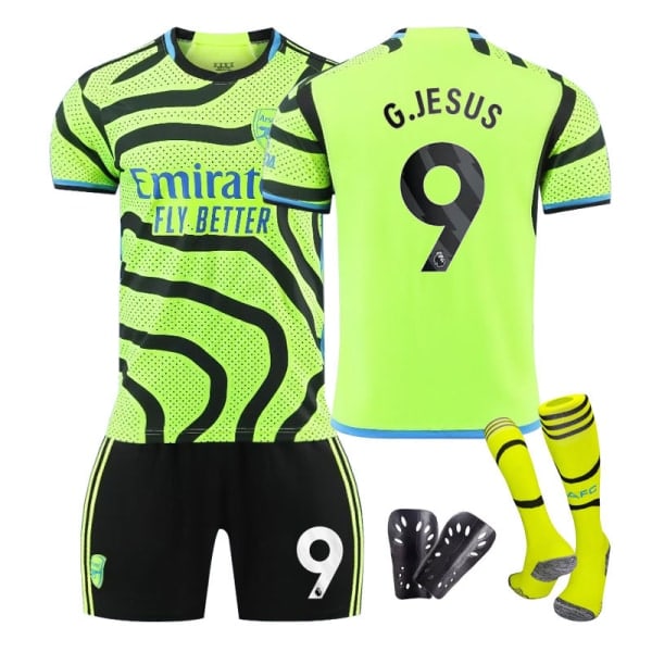 2023/24 Arsenal Udebanetrøje #41 Rice Fodboldtrøje G.JESUS 9 26