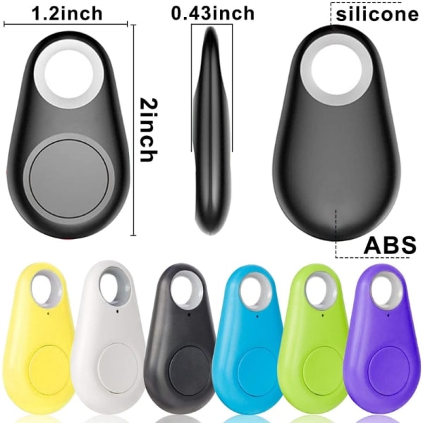 Påskrea! GPS Mini Tracker för Hund / Katt / Nycklar Vit 3-Pack 3-Pack